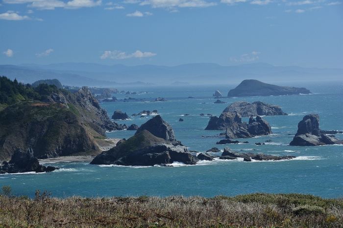 offshore rocks from Cape Ferrelo